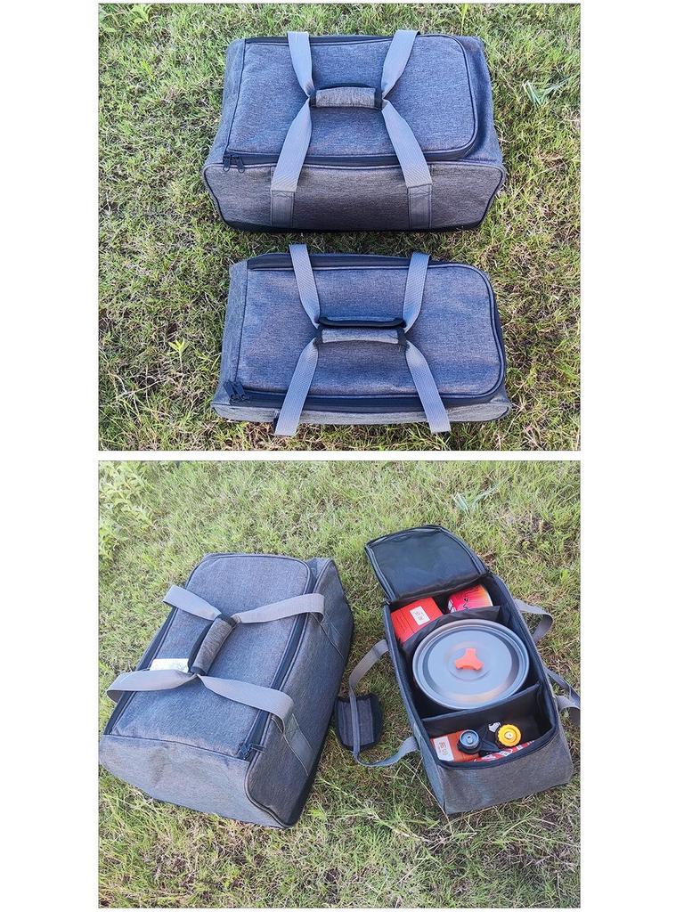 Portable Camping Cookware Set with Storage Bag for Outdoor Picnic