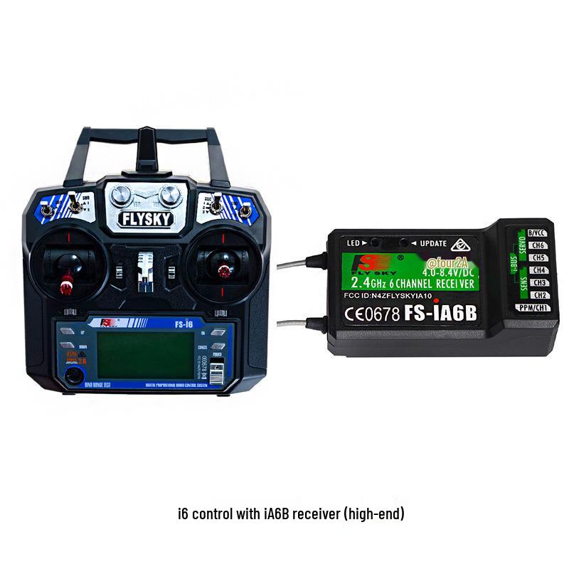 Flysky i6 2.4G 6-Channel Remote Control with IA6 Receiver & Bidirectional Transmission (Chinese Menu)