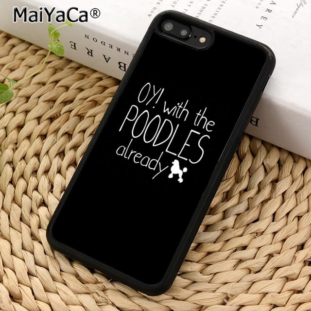 MaiYaCa Funny Poodle Dog Lovers Phone Case For iPhone 17 Air 16 15 14 Plus 11 12 13 Pro Max Coque Cover Shell