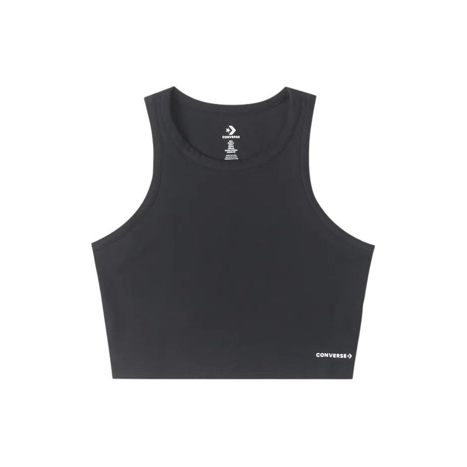 (WMNS) Converse Wordmark Knit Tank Top Asia Sizing Black Women s 10026502-A01 L
