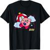 Kirby Magical Umbrella Pastel Cloudy Panel T-Shirt