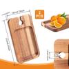 2pcs Holder Design Wine Appetizer Plates Wooden Cheese Board  Social Gathering
