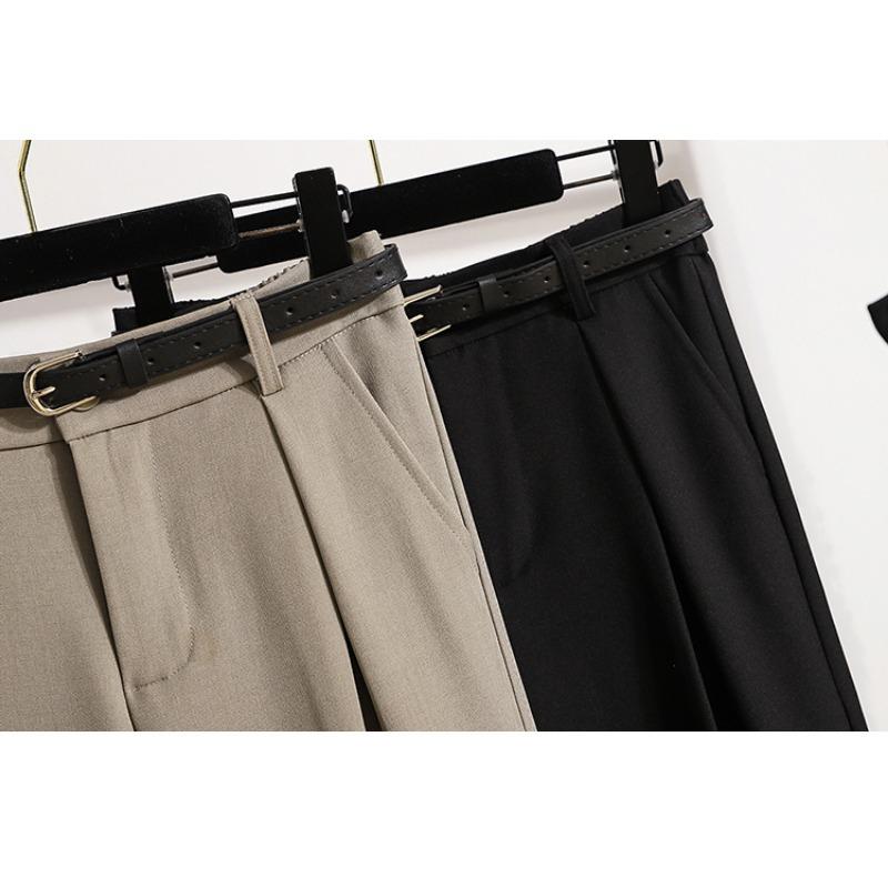 Dimanaf Plus Size Summer Long Pants Women Elastic Waist Casual Loose Vintage Pants New Solid Harem Pants