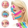 2,5 cm x 5 m Kinesiologie-Tape für Gesicht, V-Linie, Hals, Augenlifting, Faltenentferner-Aufklebeband, Gesichtshautpflege-Werkzeug, elastische Bandage