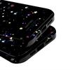 Sublimation Coated Glossy Phone Case Hard Plastic +TPU Soft TPU Shell Shiny Stars Black Patterned Full Protective Back Cover for iPhone Samsung