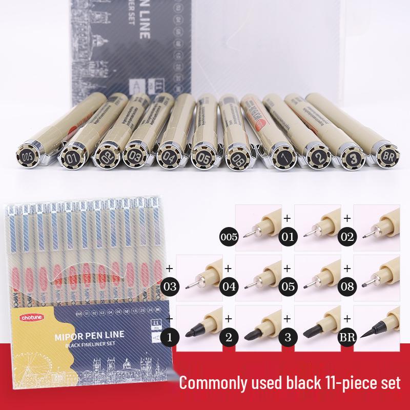 Waterproof Fine Liner Set: Art & Student Sketching Pens