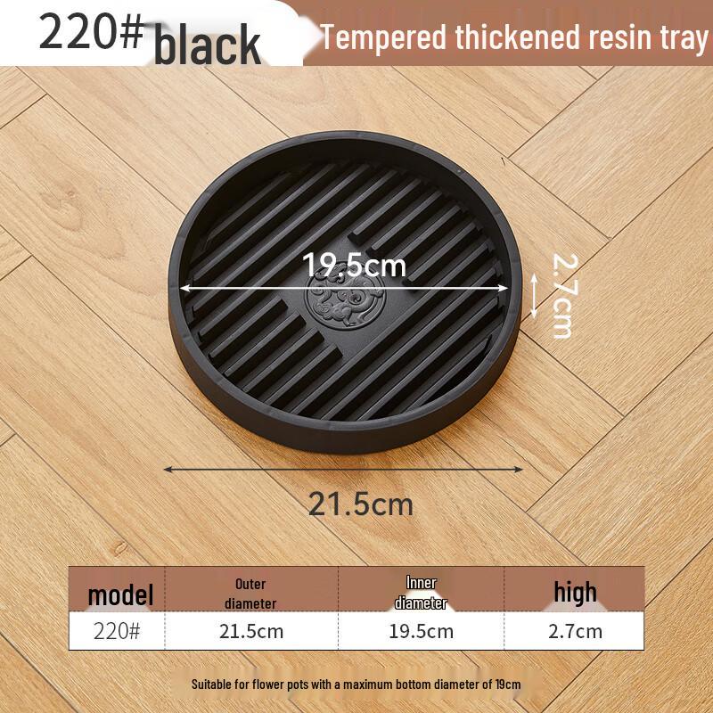 

Ventilated Resin Flower Pot Drip Tray