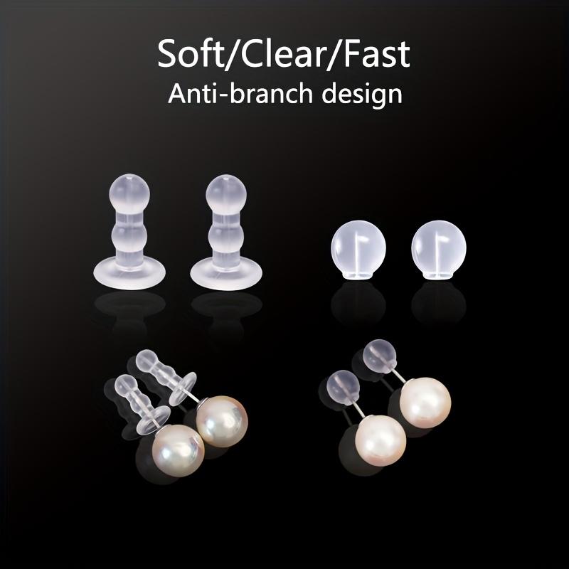 Silicone Ear Pad-anti-piercing Earring, Full Coverage Earplug Safety Earring Back for DIY Production, Jewelry Production