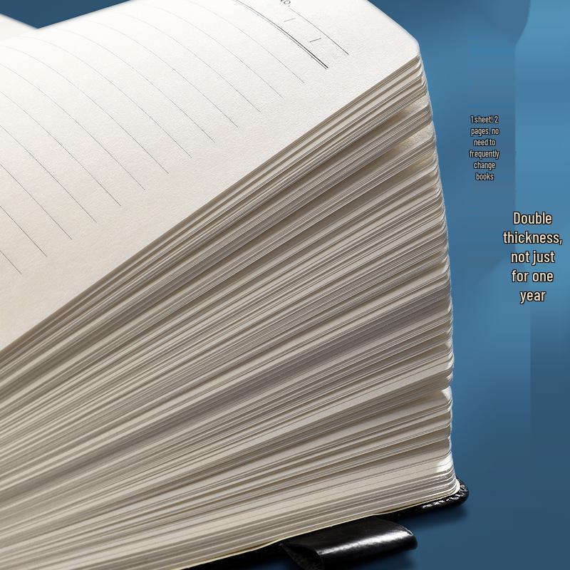 A4 Dickes Notizbuch - 2026 Geschäftstagebuch & Besprechungsprotokollbuch