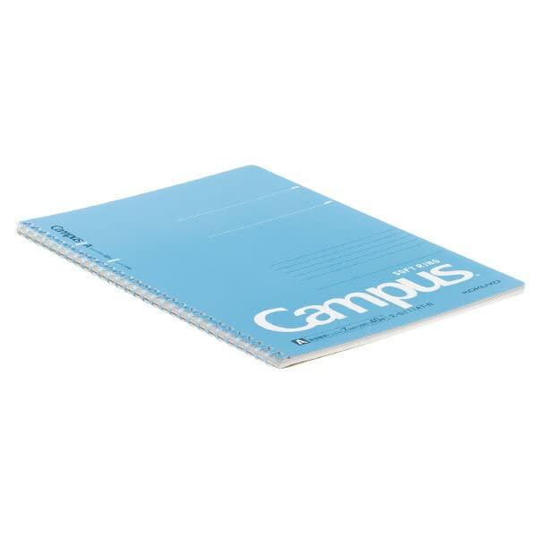 KOKUYO Campus Soft Ring Dot 40 of Notebook, Ruled, Sheets, B5, Cut-Off, Blue, S-S111AT-B (Pack 5)