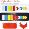 20Pcs Reflective Safety Stickers High-Visibility Decals, Waterproof & Weather-Resistant, Super Adhesive for Helmets, Bikes, Trailers, Cars, Mailboxes