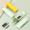 Retractable Seam Unpicker and Threader with Magnetic Needle Pin Holder Multifunctional Needle Threading Tool for Sewing