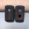 Silicone Key Fob Cover Case For Yamaha Nmax 155 / Nvx 155 / Aerox 155 / Aerox 300, Honeycomb Texture Soft Remote Key Protector