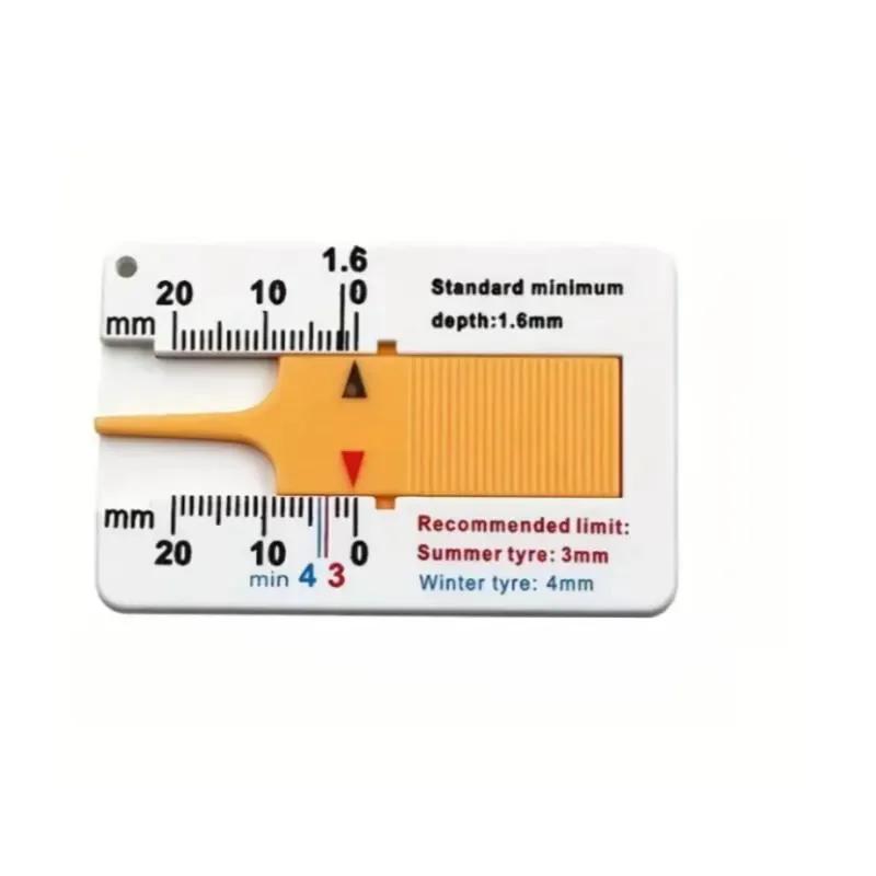 

1PC Portable Tyre Tread Depth Gauge 0-20mm Tire Ruler Vernier Depth Caliper Tool for Car Motorcycle Truck