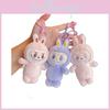 Labubu Rabbit Cartoon Plush Keychain Girls Gift Cute Animal Decor