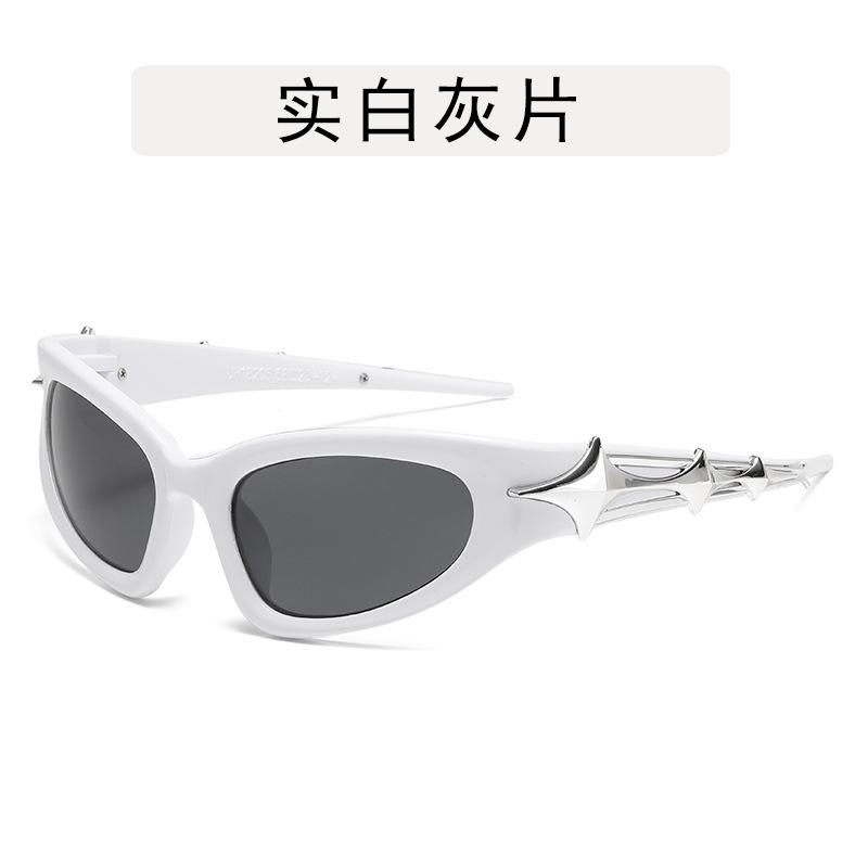 Punk Y2K Men's Sunglasses Korean Stylish Hip Hop UV Protection Glasses for Women Bicycling Cool Man Sun Glass