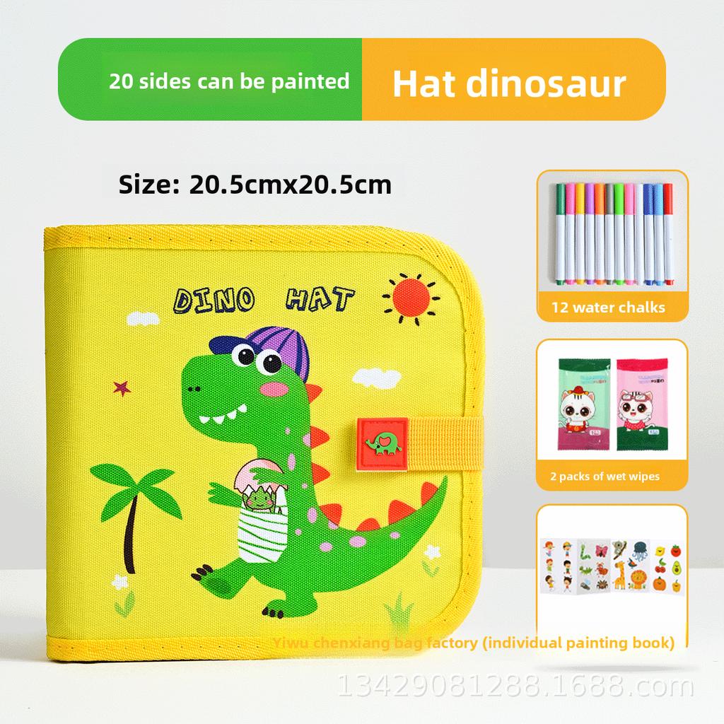 Children's Drawing Board Erasable Painting Book Coloring Water Chalk Cartoon Household Multi-functional Graffiti Drawing Board