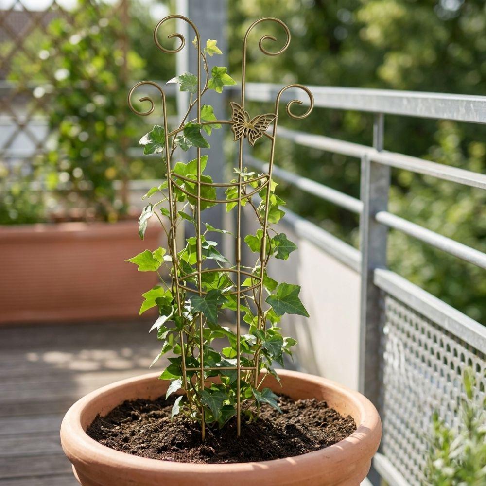 Thickened Plant Climbing Trellis Butterfly Shaped Vine Climbing Rack Potted Plants