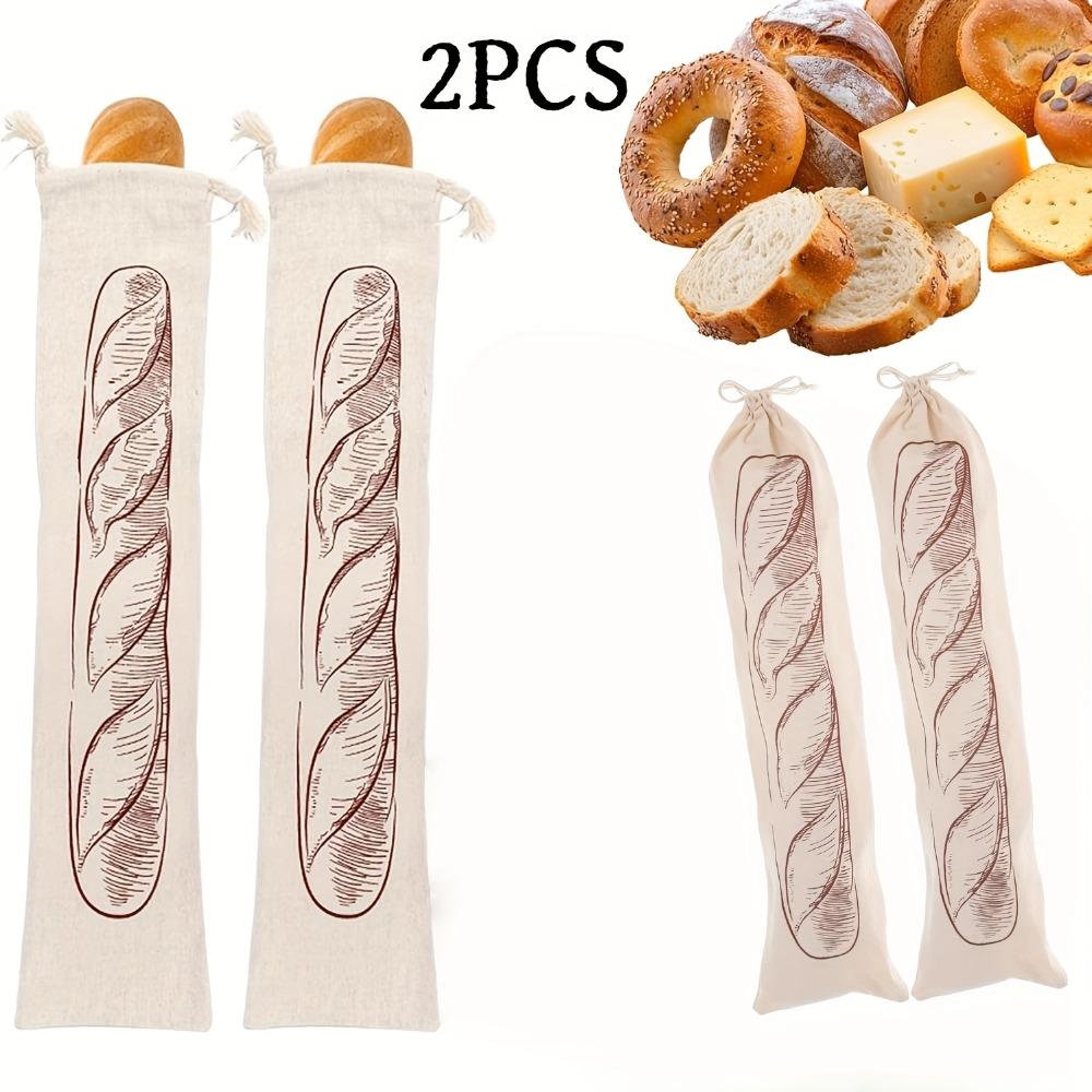 Reusable Drawstring Bread Bag Homemade Artisan Bread Storage Container Bags for Fresh Food Preservation