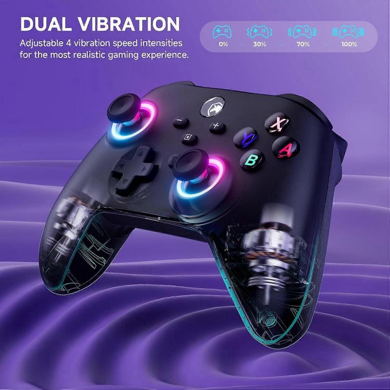 Professional Wireless Controller for Gaming - Ergonomic Design, Compatible with PC, PS5, Xbox, Bluetooth Connectivity, Responsive Buttons