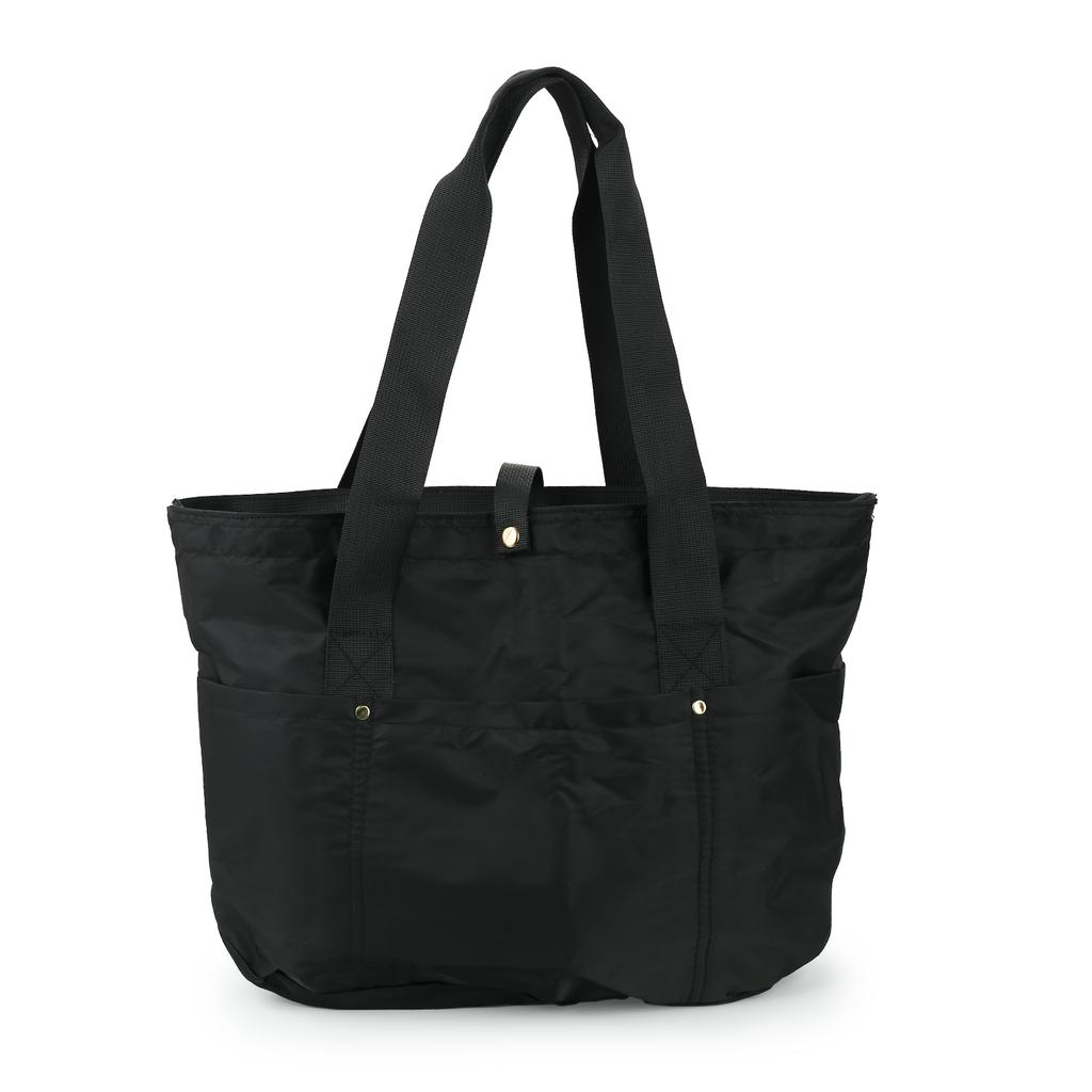 Women's Foldable Tote Bag Large Capacity Zipper Single Shoulder Handbag With Top Handles For Daily Commute And Travel