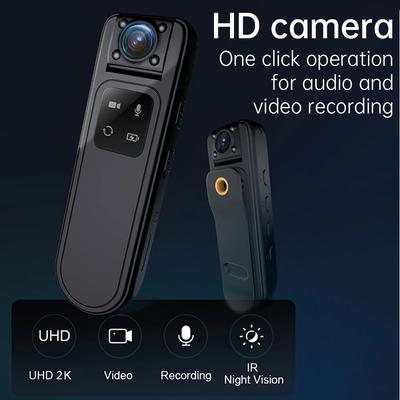 HD WiFi Camera, Night Vision Bodycam, Outdoor Sports Camera, Webcam, Rotatable Bicycle Video Recorder
