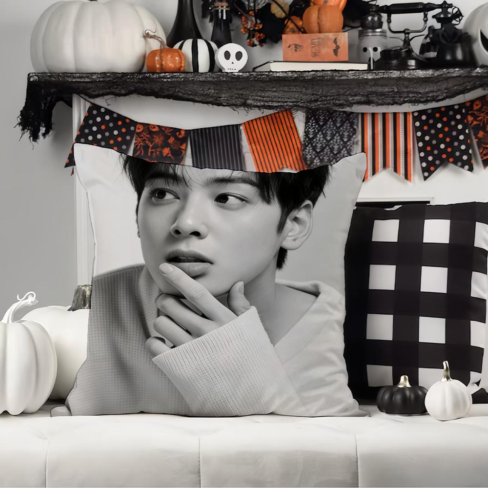 Korean Singer C-Cha E-Eun-W-Woo Pillow Case Office Cushions Suitable For Sofa Car Bedroom Decorative Cushion Cover