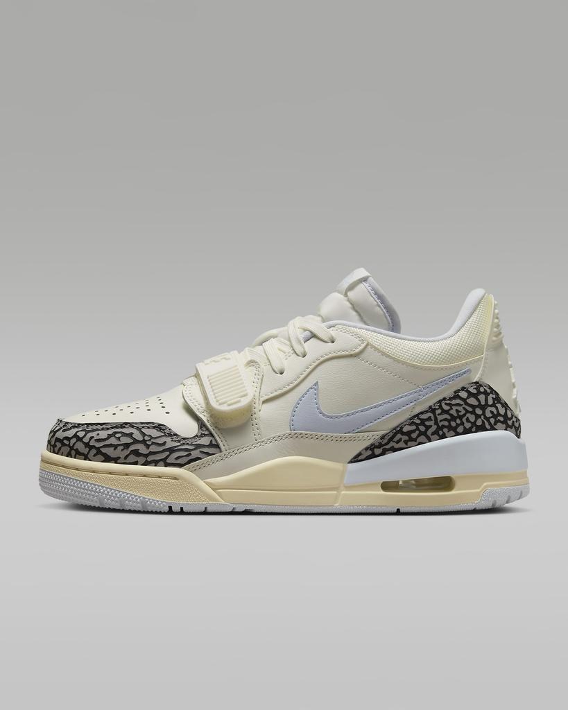 FQ7827-101 Nike Air Jordan Legacy 312 Low Sail Cement Grey Black Footba (Women's
