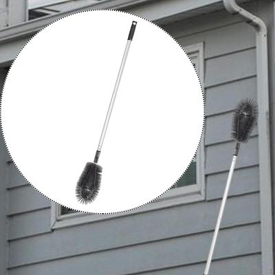Cleaning Tools from The Ground Rain Gutter Brush Cleaners Adjustable Length with Pole Duster