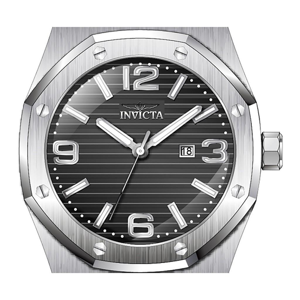 Invicta Huracan Silicone Strap Black Dial Quartz 45772 100M Men's Watch