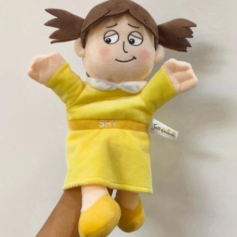 6 Types Emotional Hand Puppet Facial Expression Puppet Emotional Expression Puppet Emotional Education Prop Kid Learning Gift About -30cm