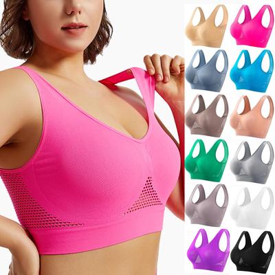 Soutien-gorge de sport à dos magnifique, résistant aux chocs, pour la course à pied, le fitness, anti-affaissement, collection supérieure, soutien doux, gilet de yoga haute résistance pour femme
