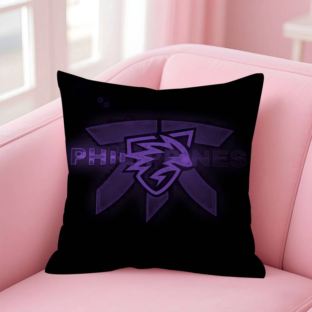 Esports logo FFnatic OONIC PPH Doublesided Printed pillow cover Short plush Suitable living rooms sofas throw cushion cover