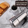 Portable Electric Coffee Machine Mocha Pot Stainless Steel Italian Espresso Machine Induction Stove Coffee Utensils 300ML/450ML.