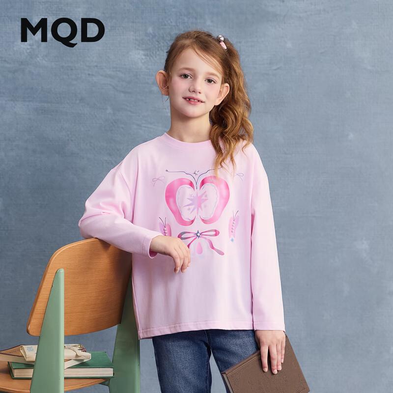 

MQD Girls 2025 Autumn Cartoon Long Sleeve T-Shirt 130cm