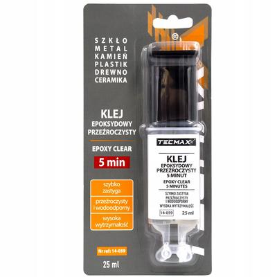 024743 Tecmaxx - Clear Epoxy Adhesive 5 Minute 25Ml