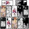 Mobilskal för Samsung Galaxy S25 S23 S22 S24 Ultra FE A05 A06 A15 A16 A36 A37 A35 A54 A55 A56 A57 A25 A26 A53 Tecknad Waifu Sugoi Ahegao Tjej Skydd