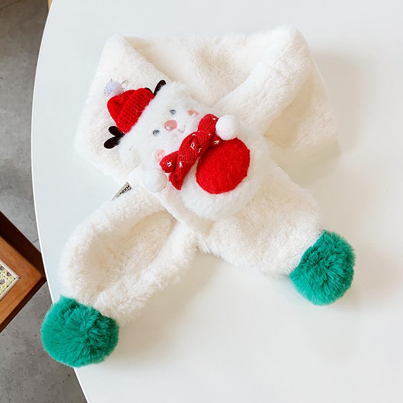 Nouvelle écharpe tendance pour enfants, idéale pour les filles, pour garder les bébés au chaud et polyvalente. Écharpe chaude en peluche et épaisse pour enfants