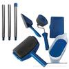 Multifunctional Paint Roller Brush with Telescopic Aluminum Alloy Handle and Stainless Steel Sleeve