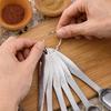 A Set Measuring Dry And Liquid Stainless Steel Measuring Spoon 6Pcs