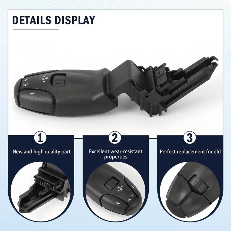 Automotive Accessories for 206 207 208 307 308 Steering Wheel Cruise Control 6239K8 6242Z6 Cruise Radio Control Switches