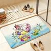 Cute Cartoon D-Diddl Mouse Short Plush Rug Carpet mat Machine Washable Soft Comfortable Anti‑Slip Floor Mat Home Decor