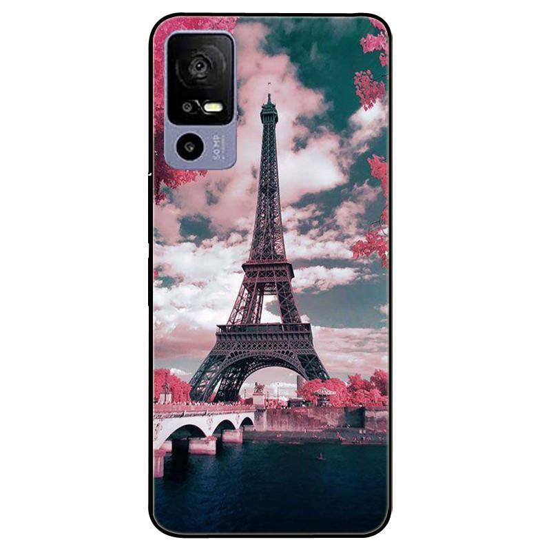For TCL 40R 5G Case 6.6'' Silicone Soft Fashion TPU Phone Cover for TCL 40 R 5G Cases T771K T771A T771H Bumper Funda For TCL 40R