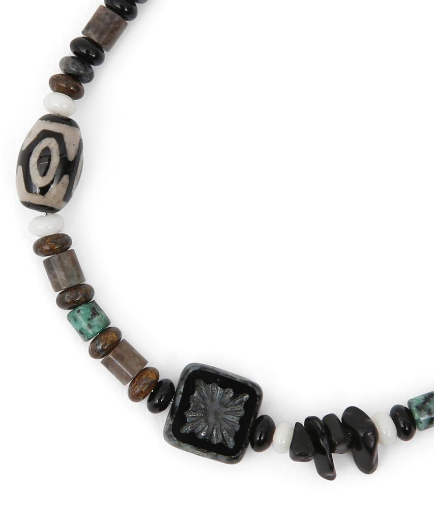 Undercontrol Czech Beads Oriental Pattern Adjustable Steel Bracelet Czech Beads / Stone Bracelet / Br