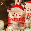 10pcs Elk Christmas Tree Shaped Candy Packing Bags Plastic Candy Pouches Christmas Gift Bags  Kids
