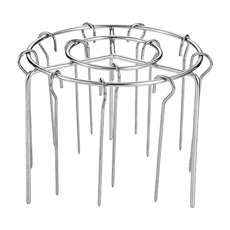 Space Saving Grill Detachable Vertical Barbecue Skewer Bracket Baking Needle Practical BBQ Tool Air Fryers Accessories