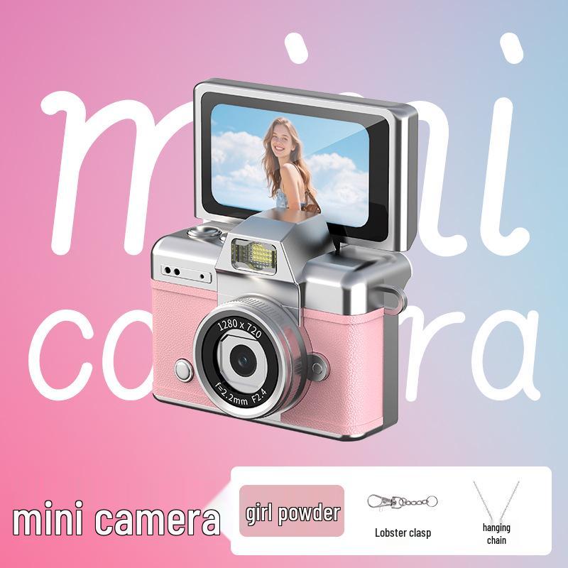 Retro Tasche HD Klappbildschirm Mini Selfie Kamera für Studenten