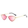 Y2K Spicy Girl Fashion Cat Eye Set with Diamond High Grade Sunglasses European and American Personalized Outdoor Party Trendy Wo