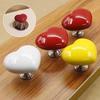 Toilet Press with Widened Base Easy Flush Installation No Drilling Soft Silicone Touch Heart Shape Toilet Flush Enhancer