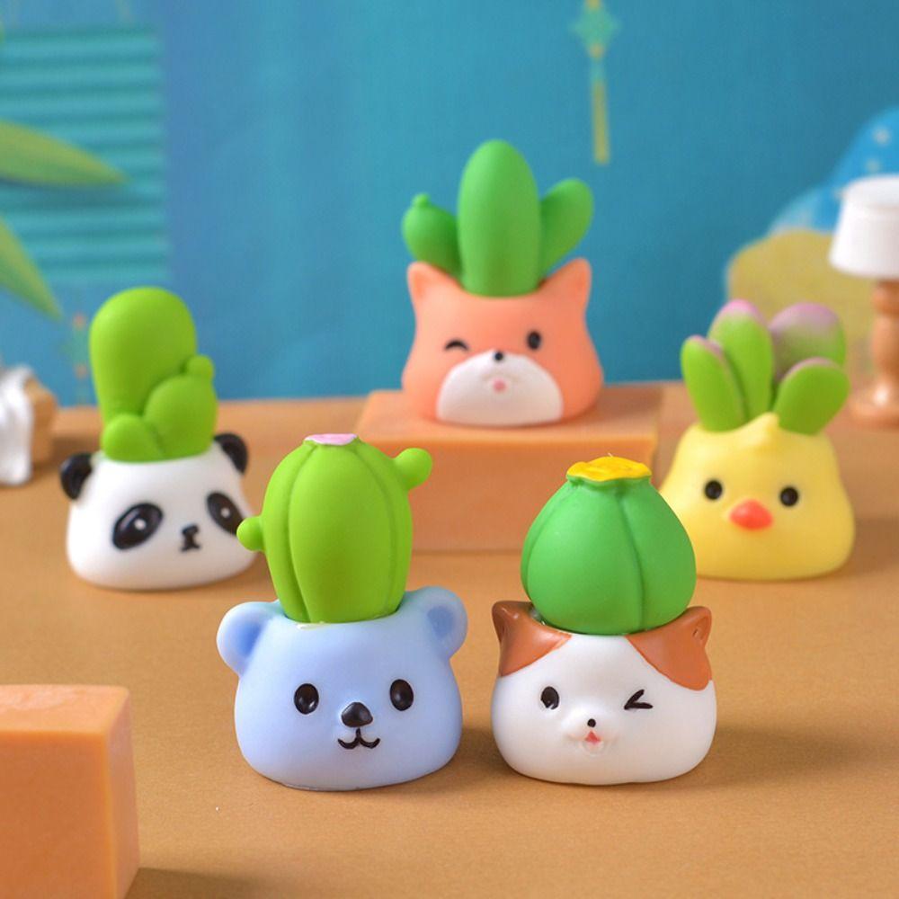 

Collection Cartoon Animal Car Decoration Cartoon Pot Crafts Ornamentst Car Interior Supplies